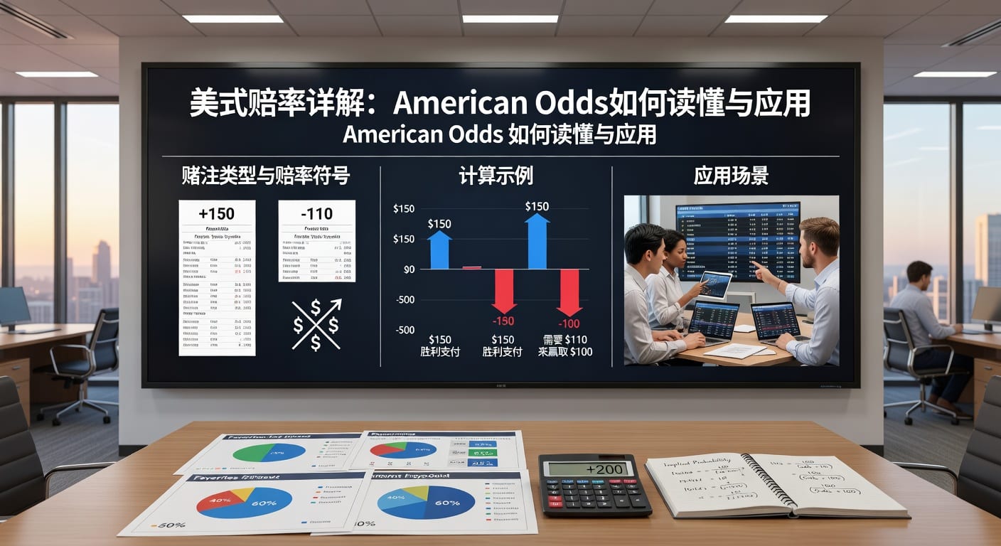 美式赔率详解：体育博彩计算技巧与避坑指南