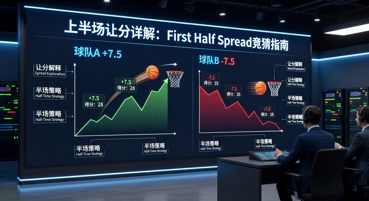 上半场让分盘（First Half Spread）投注指南：策略+避坑