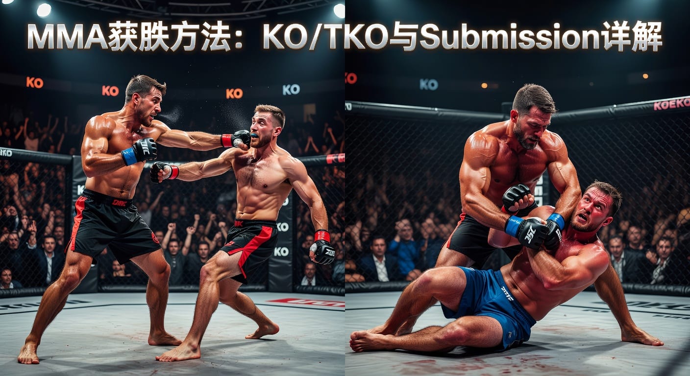 MMA方法：KO/TKO Submission获胜统计与博彩策略