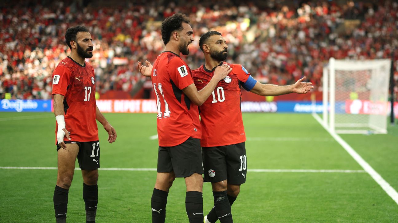 萨拉赫领衔埃及首胜，世界杯老将篇章继续上演